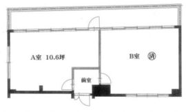 東成ビル 8階A 間取り図