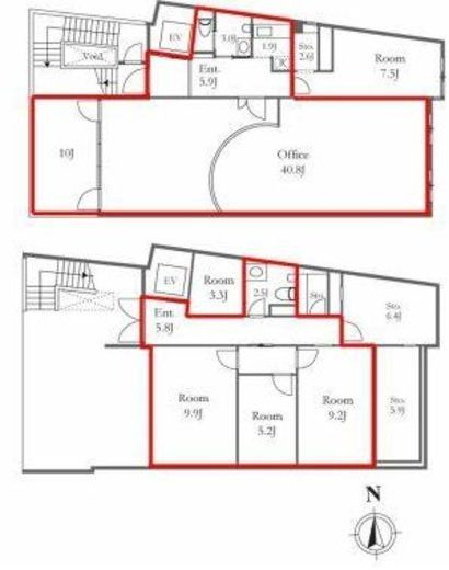 TMTビル 5階 間取り図