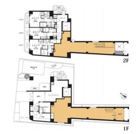 VORT渋谷松濤residence 1階+2階 間取り図