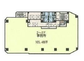 羽衣ビル 7階 間取り図