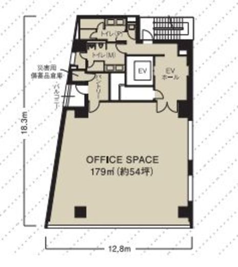 BIZCORE神田須田町 4階 間取り図