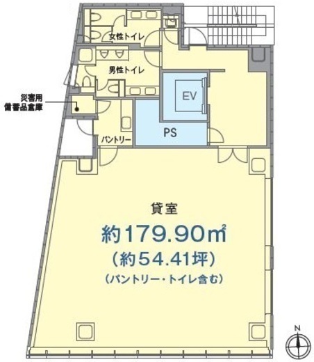 BIZCORE神田須田町 7階 間取り図