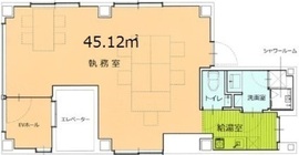r-plus GinzaTsukiji 3階 間取り図