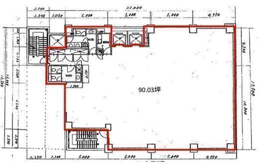 FUSE BLDG.1 7階 間取り図