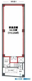 シグマ銀座ファーストビル B1階 間取り図