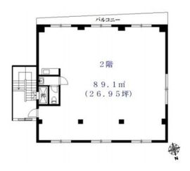 松尾ビル 2階 間取り図