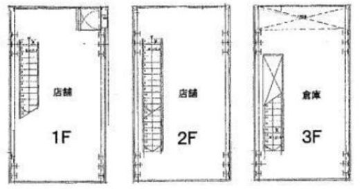 神宮前KHPスタジオ 1棟 間取り図