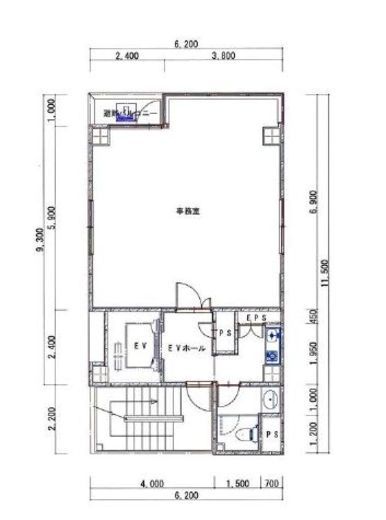 九段靖苑ビル 2階 間取り図