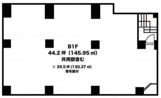 ニュー渋谷ビル B1階 間取り図