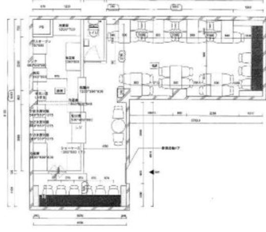 シャンゼリゼ原宿ビル B1階 間取り図