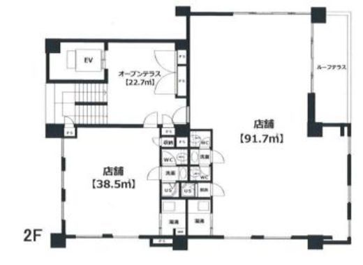 ADEOT AOYAMA 2階1 間取り図