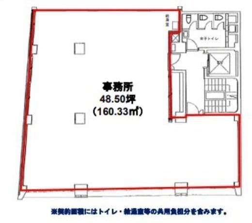 小谷ビル 6階 間取り図