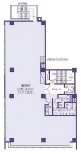 日本センヂミアビル 3階 間取り図