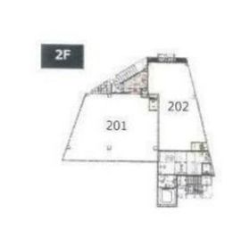 穏田1st 202 間取り図