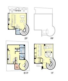 白金台4丁目Bar B1-2階 間取り図