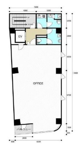 ノア道玄坂 1階 間取り図