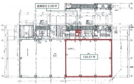 ブライトイースト芝浦(事務所) 2階 間取り図