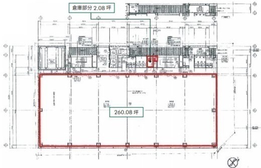 ブライトイースト芝浦(事務所) 3階 間取り図