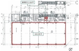 ブライトイースト芝浦(事務所) 3階 間取り図