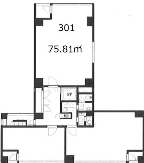 NIT築地ビル 301 間取り図