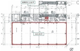 ブライトイースト芝浦(事務所) 4階 間取り図