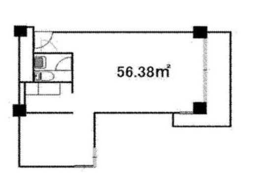 ニュー千駄ヶ谷マンション 304 間取り図