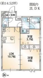 セレニティー原宿(SOHO) 203 間取り図
