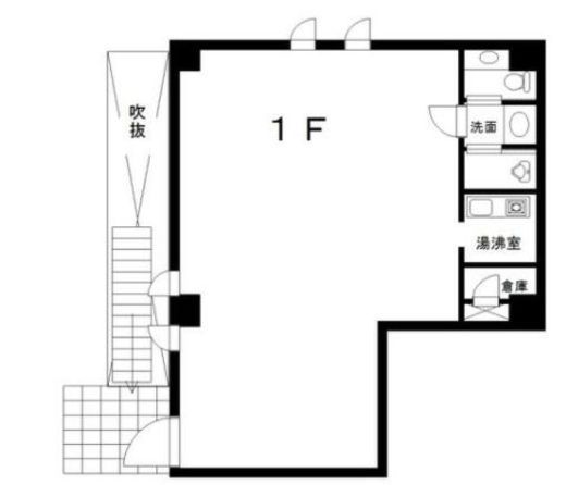 千駄ヶ谷S’ビル 1階 間取り図