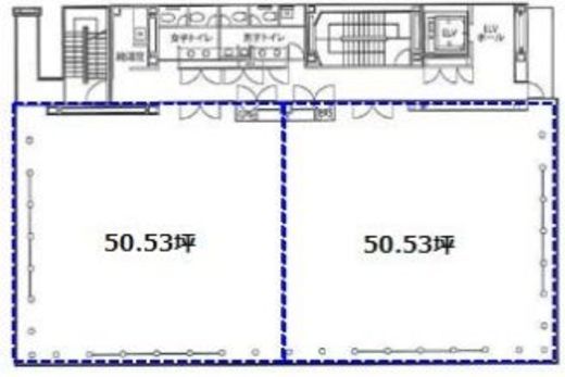 フィールド北参道 6階B 間取り図