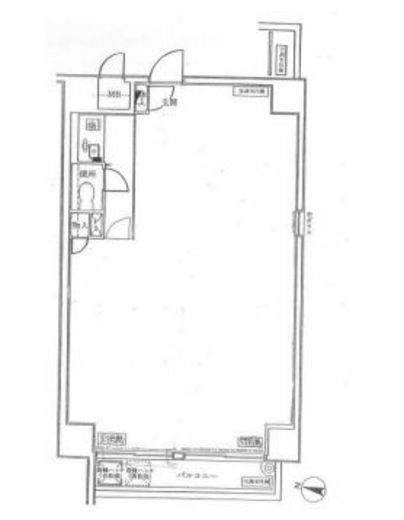 代々木シティホームズ 301 間取り図