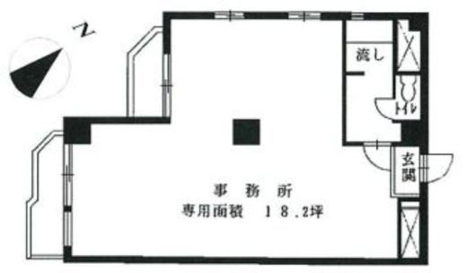 ミサワビル 504 間取り図