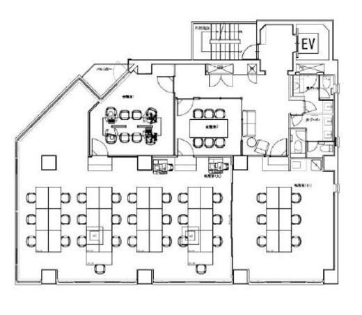 TQ東神田(旧:トーシン東神田ビル) 2階 間取り図