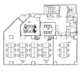 TQ東神田(旧:トーシン東神田ビル) 2階 間取り図
