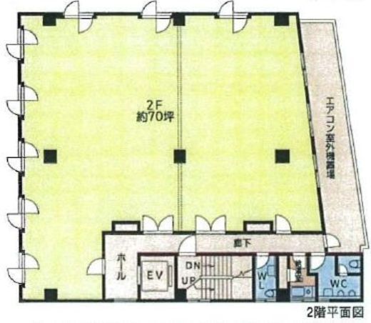 トツネビル 2階 間取り図