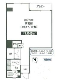 代官山エーデルハイム 310 間取り図