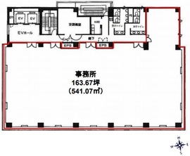 芝SIAビル 8階 間取り図