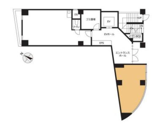 VORT渋谷道玄坂 5階 間取り図