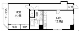 ジョイヒルズ南平台 402 間取り図