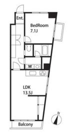 ジョイヒルズ南平台 403 間取り図