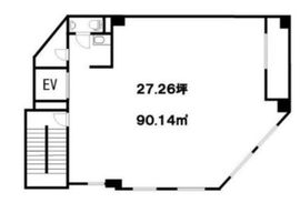 魚竹ビル 5階 間取り図