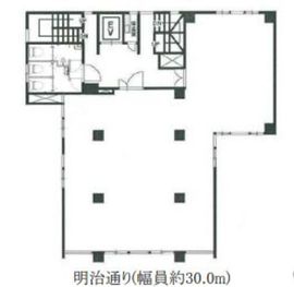 広尾オフィスビル 4階 間取り図