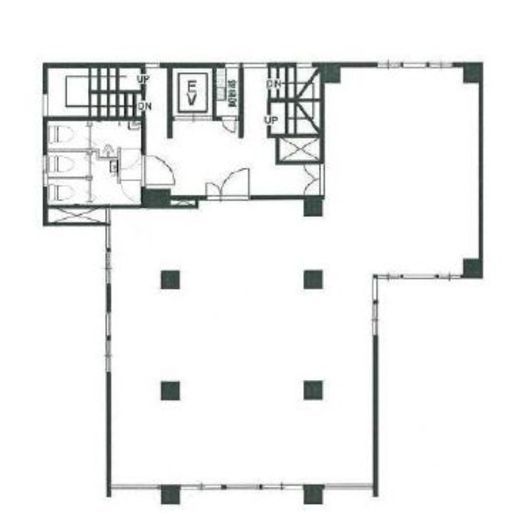 広尾オフィスビル 7階 間取り図