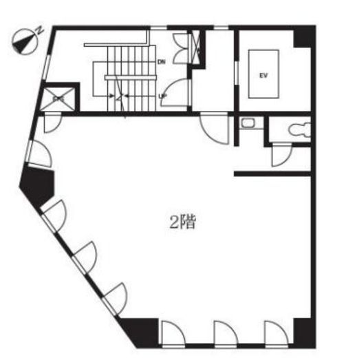 アイコマースビル 2階 間取り図