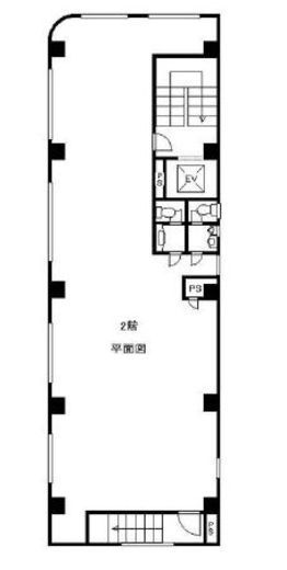 新八光ビル 2階 間取り図