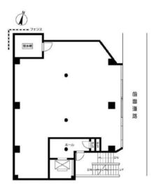 代々木P1ビル 1階 間取り図