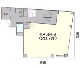 新宿東洋ビル 401 間取り図