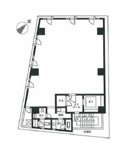 日光ビル 5階 間取り図