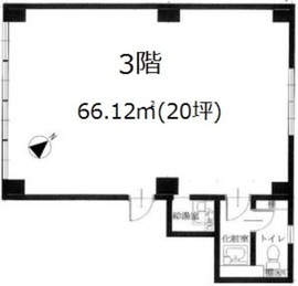 樋泉ビル 3階 間取り図
