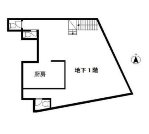 一乗寺ビル B1階 間取り図
