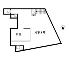 一乗寺ビル B1階 間取り図